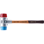 Maillets simplex, avec boîtier en aluminium et manche en bois, ø 30, tpe souple / plastique