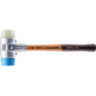 Maillets simplex, avec boîtier en aluminium et manche en bois, ø 40, tpe souple / nylon