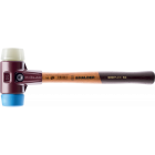 Maillets simplex, avec boîtier en fonte malléable et manche en bois, ø 30, tpe souple / nylon