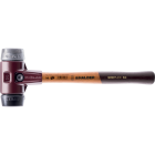 Maillets simplex, avec boîtier en fonte malléable et manche en bois, ø 50, caoutchouc chargé / métal doux