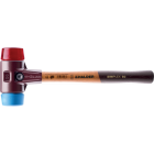 Maillets simplex, avec boîtier en fonte malléable et manche en bois, ø 60, tpe souple / plastique