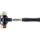 Maillets simplex, avec boîtier en fonte malléable renforcée et manche en fibre de verre, ø 40, cuivre / nylon