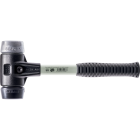 Maillets simplex, avec boîtier en fonte malléable renforcée et manche en fibre de verre, ø 50, caoutchouc chargé / métal doux