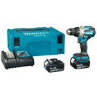 Perceuse visseuse LXT ® - 18V - MAKITA - avec une batterie 5Ah 18V - chargeur - MAKPAC - DDF489RTJ