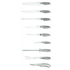 Malette 9 pièces coutellerie tout métal - couteau du chef