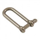 Manille droite longue inox - Diamètre au choix