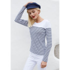 Marinière manches longues femme kariban - Taille et couleur au choix