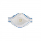 Masque respiratoire pliable 3d à usage unique à valve sup air ffp1 nr d (boîte de 20 masques)