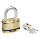 Master lock - 934895 - cadenas à clé avec protection extérieure 64mm