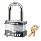 Master lock  commercial cadenas en acier laminé à goupilles avec anse 50mm