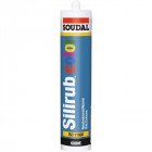 Mastics menuiserie silicone neutre silirub color, coloris gris aluminium, ral 9007, cartouche de 310 ml