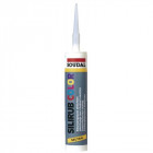 Mastics menuiserie silicone neutre silirub color, coloris gris silex, ral 7032, cartouche de 310 ml