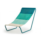 Maui cirque ensemble 2 transats avec parasol jardin plage       vert