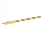 Mèche à bois plate titanée - 12 mm