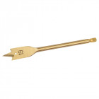 Mèche à bois plate titanée - 19 mm