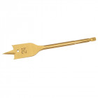 Mèche à bois plate titanée - 24 mm