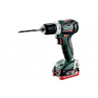 Perceuse visseuse metabo - powermaxx bs 12v - bl 2 x 4,0 ah li-hd, asc 55, coffret - 601038800