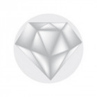 Meule diamantée sur tige cylindrique DZY, Ø x hauteur : 3 x 4 mm, Long. de la queue 36 mm, Ø de tige 3 mm