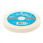 Meule en oxyde d'aluminium blanc pour touret à meuler - 150 x 20 mm - grain moyen