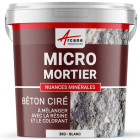Micro mortier pour béton ciré  - blanc - Conditionnement au choix