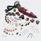 Mini perceuse foreuse fraiseuse polisseuse avec tige flexible 234 accessoires outil multifonctions bricolage atelier helloshop26 3416182