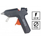 Pistolet à colle électrique15W+ 5 batons de colle diam 8 mm PROVIDUS