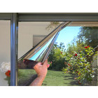 Film 2 en 1 Chaleur & Vis-à-Vis Inox Neutre – Performance & Discrétion - largeur & longueur au choix