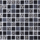 Mosaïque pierre / verre - black - 1.5 x 1.5 cm