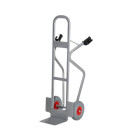 Diable en acier support en l, maximum 350kg, avec roues increvable - Matador