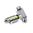 Ampoule navette led 42mm canbus / anti-erreur /3 leds /plaque / habitacle autoled®