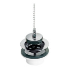 Nicoll - bonde lavabo bouchon avec chaînette ø 63mm