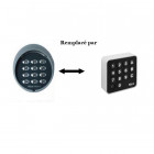 Digicodeur sans fil clavier à code radio compatible série flor 2 canaux NICE Digicodeur sans fil clavier à code radio compatible série flor 2 canaux NICE