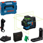 Laser 3 plans GLL 12V-100-33 CG - BOSCH - avec 1 baterie 12V 2.0Ah - chargeur - accessoire -LBoxx - 0601065401