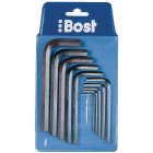 Jeu de clé BOST 6 pans en trousse - 1.5 - 2 - 2.5 - 3 - 4 - 5 - 6 mm - 866650