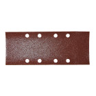 10 Feuilles rectangulaires abrasives 93x230 mm G120 - 4 + 4 trous - MAKITA - P-36011