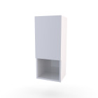 Colonne de rangement laqué blanc a porte - 35x80x32.5 cm Aurlane - LAV384