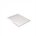 Receveur blanc effet granite en résine epoxy 80x120x3 cm + grille linéaire blanche Aurlane - PACR282