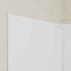 Pack 2 panneaux muraux en aluminium blanc 120x210 cm + profilés finition et angle chrome Aurlane - PACP301