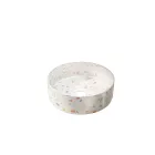 Vasque terrazzo confetti - ø35cm x 12cm - ronde en ceramique blanc brillant Aurlane - VAS063