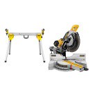 Scie à onglet radiale 305mm DWS780 + piètement polyvalent DE7033 DEWALT DWS780SET