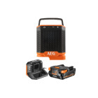 Pack aeg radio bluetooth - brsp18-0 - 18v - 1 batterie 2.0ah - 1 chargeur - setl1820s