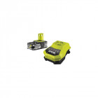 Pack pulvérisateur ryobi 18v oneplus 3.5l - 1 batterie 1.5ah - 1 chargeur rapide 1.8ah ows1880-l15