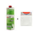 Pack résine epoxy r123 soloplast 1 kg - tissu de verre soloplast roving 160g m2