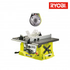 Pack ryobi scie sur table électrique 1800w 254mm rts188-g - lame carbure pour scie à coupe d'onglets 254mm sb254t48a1