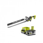 Pack ryobi taille-haies linea 18v oneplus inea 55cm ry18ht55a-0 - 1 batterie 5.0ah - 1 chargeur rapide rc18120-150