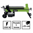 Pack tronçonneuse électrique itools 1600w + fendeur de bûches horizontal itools 1500w