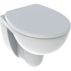 Pack WC suspendu à fond creux Bastia, Rimfree avec abattant WC