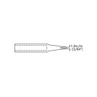 Panne de fer à souder - forme de burin - 1.2 mm (3/64")