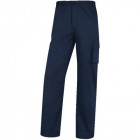 Pantalon 100% coton paliga coloris bleu foncé taille l