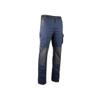 Pantalon bicolore stretch poches genouillères - LMA - 1822 HERCULE -48